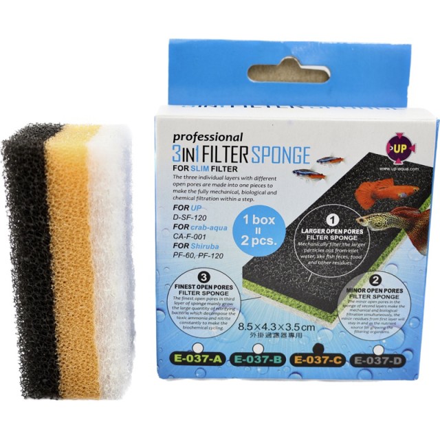 小外掛專用 3合1外掛過濾棉 1盒2入
