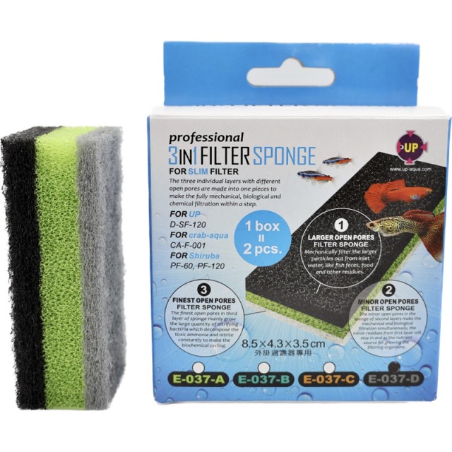 小外掛專用 3合1外掛過濾棉 1盒2入