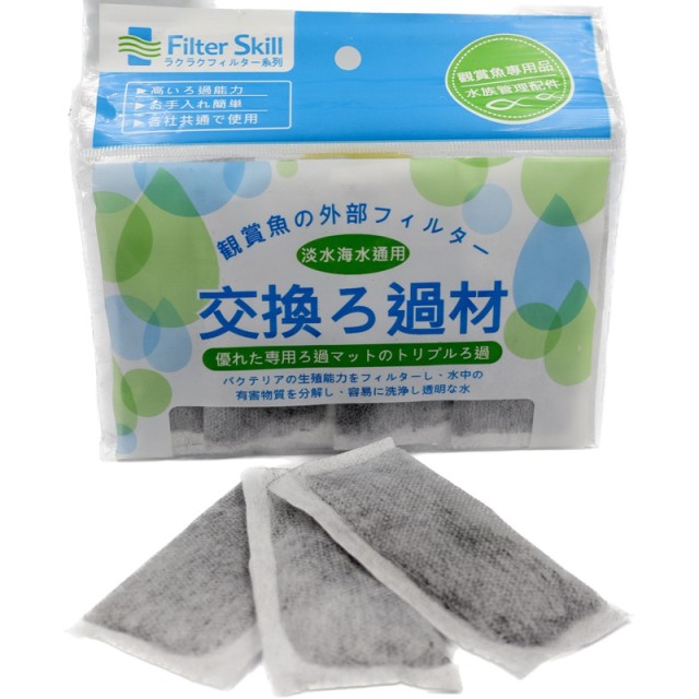 小外掛專用 白棉+生化棉+活性碳 3合1套組