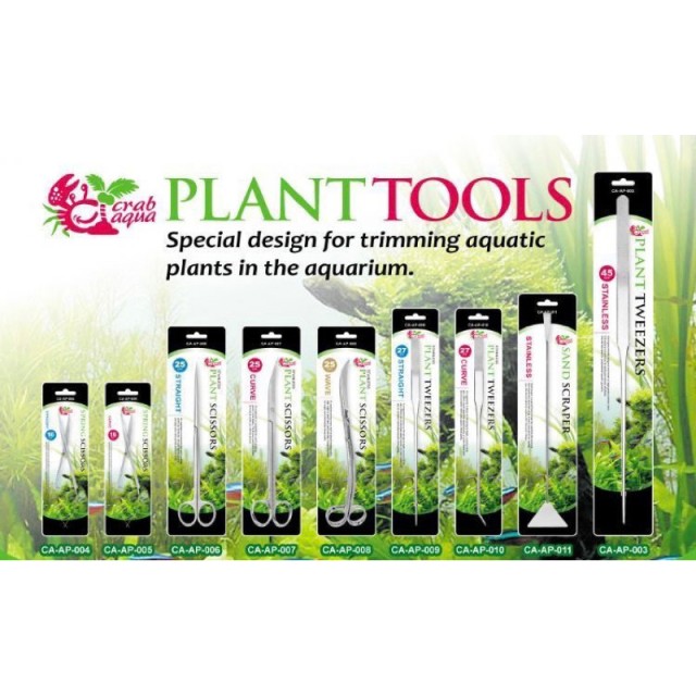 不鏽鋼 水草夾/水草剪/平砂器/彈簧剪刀