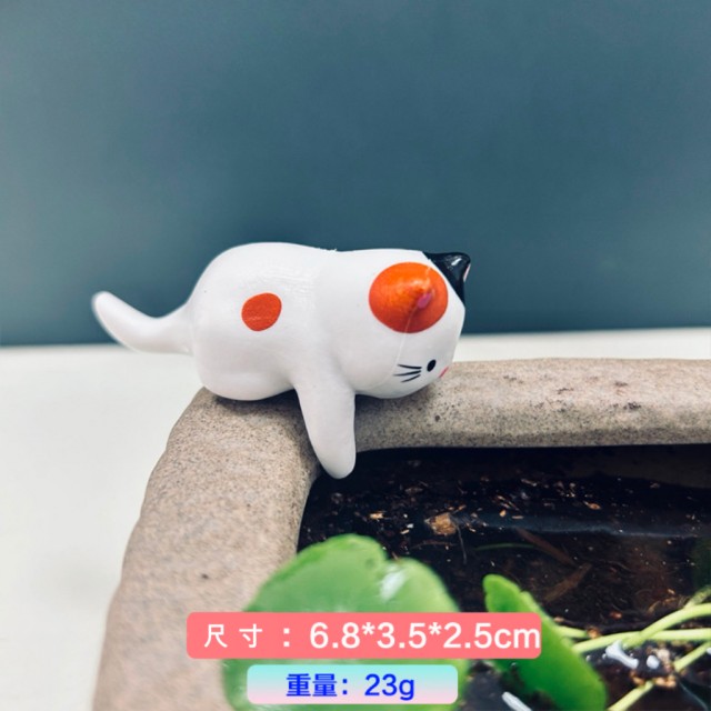 水族缸邊裝飾 釣魚貓咪 戲水貓咪 第一季+第二季 10款