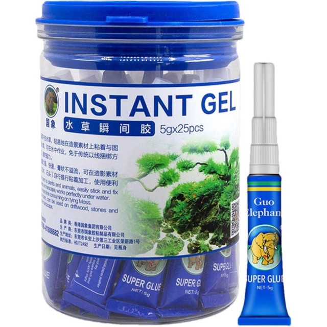 水草專用瞬間膠 25支桶裝