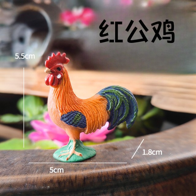 4款公雞母雞擺飾