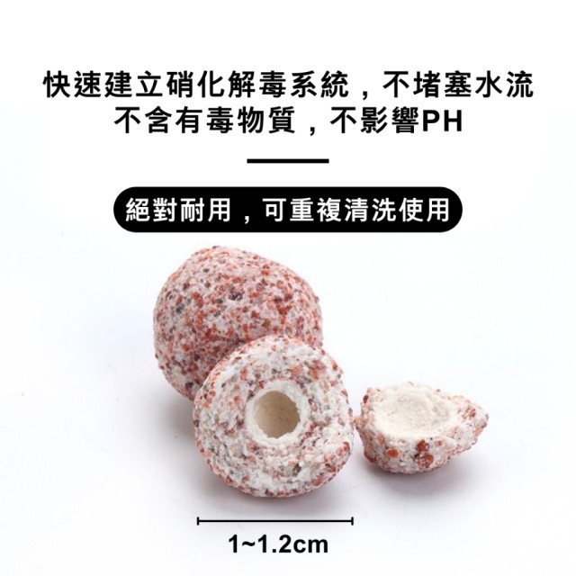 【現貨】中空石英球 過濾濾材 1~1.2cm 1顆