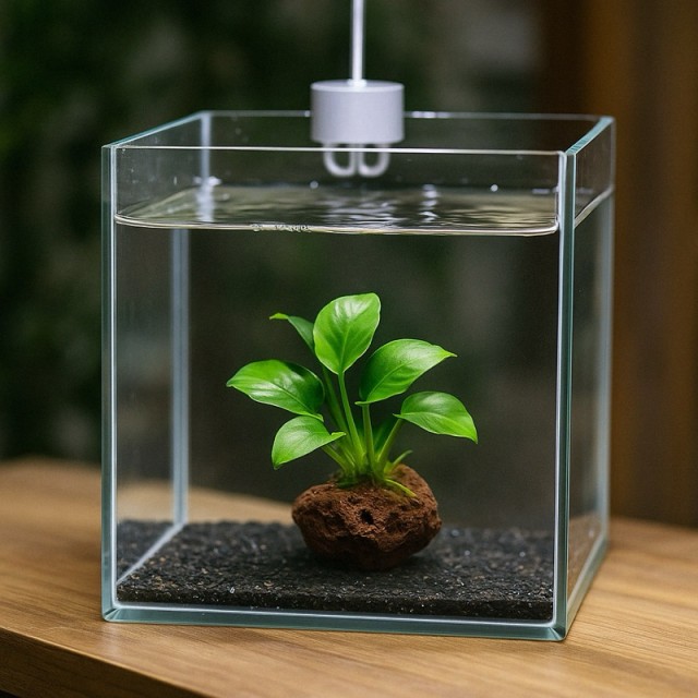 小榕造景水草 綁沉木／火山岩