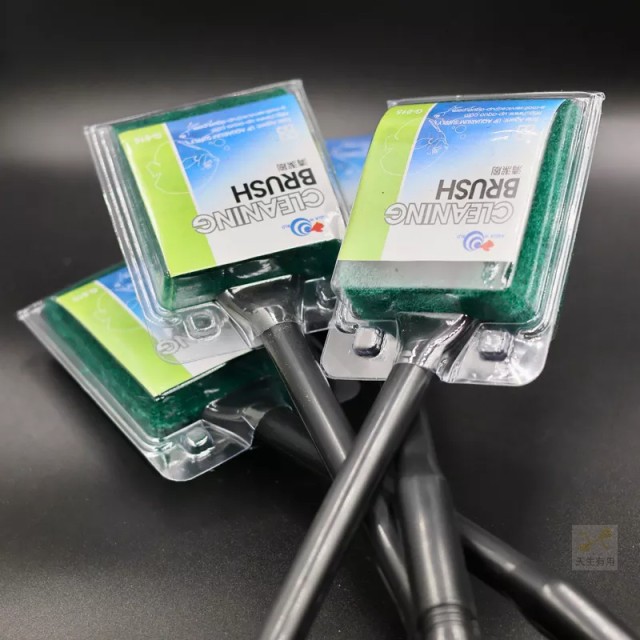 水世界魚缸清潔刷 40cm長柄